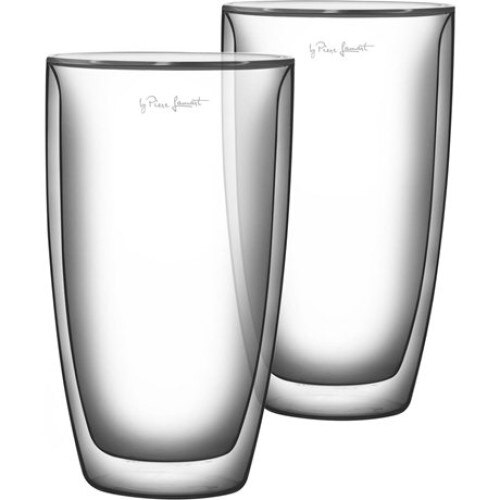 Set 2 pahare cafea 230ml din sticla dublu borosilicata termo